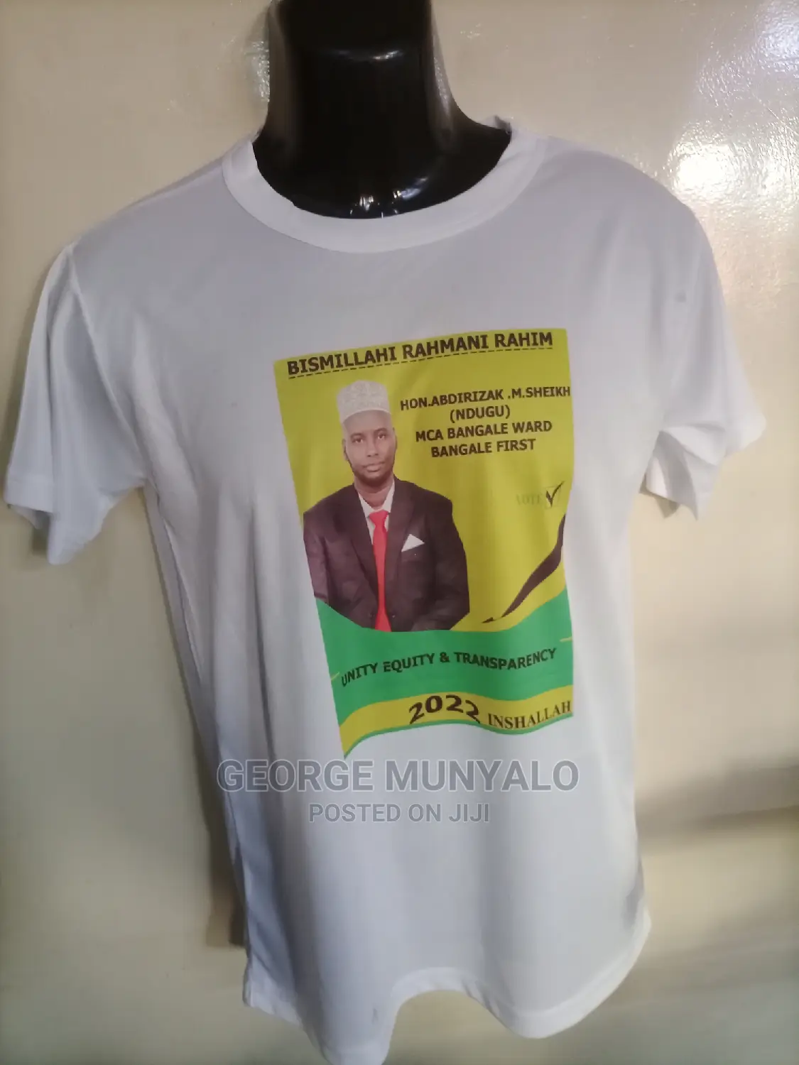 Branded White Campaign T-Shirts