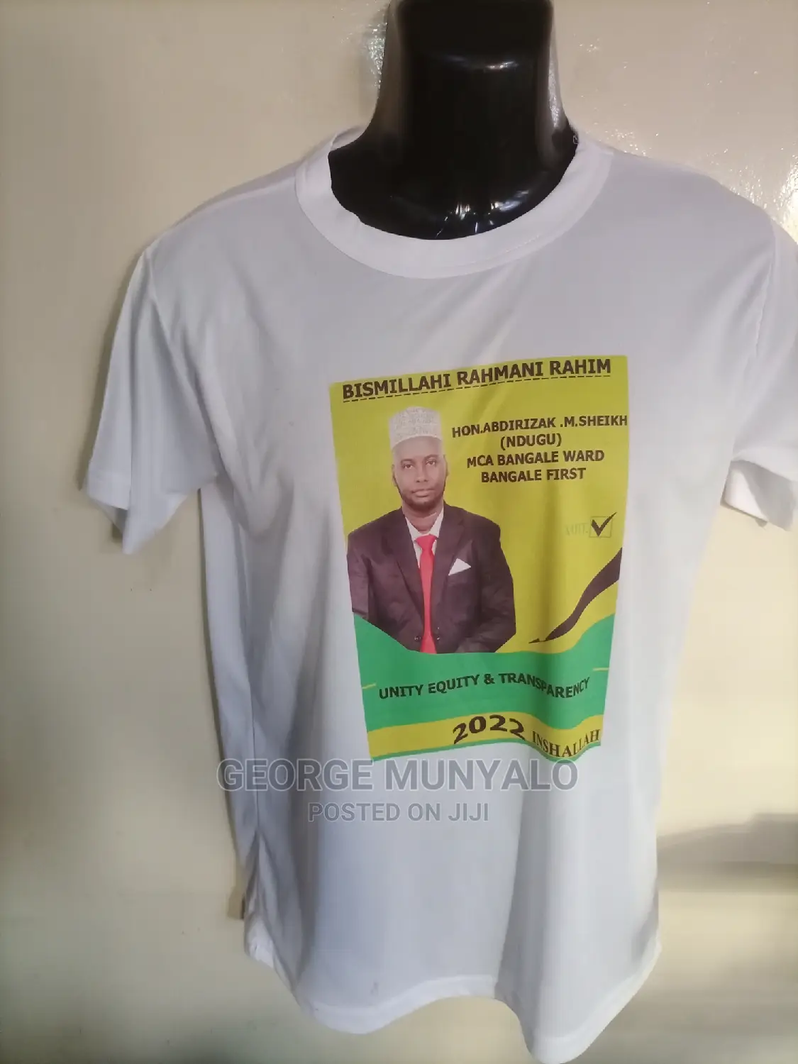 Branded White Campaign T-Shirts