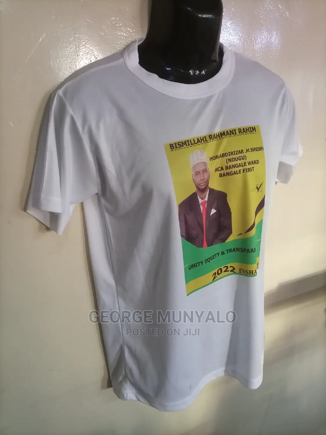 Branded White Campaign T-Shirts
