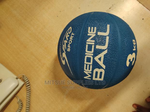 Rubber Medicine Ball - 3kg - thumbnail 2