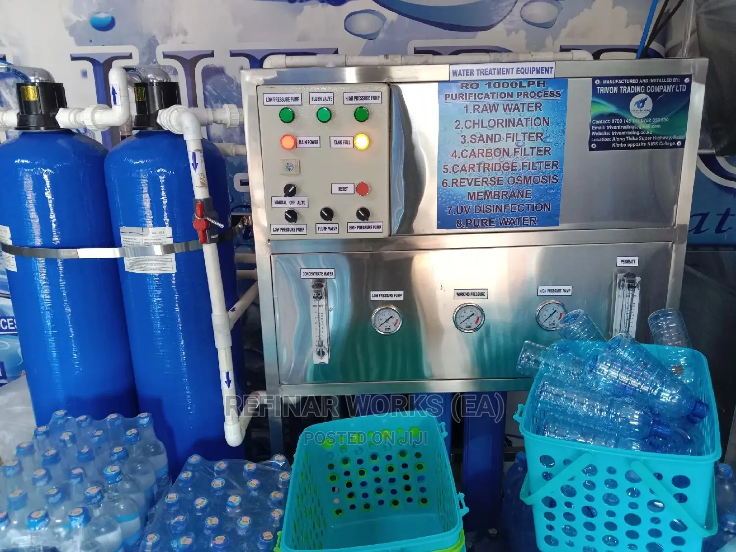 Water Purification Borehole Machines Reverse Osmosis Sales