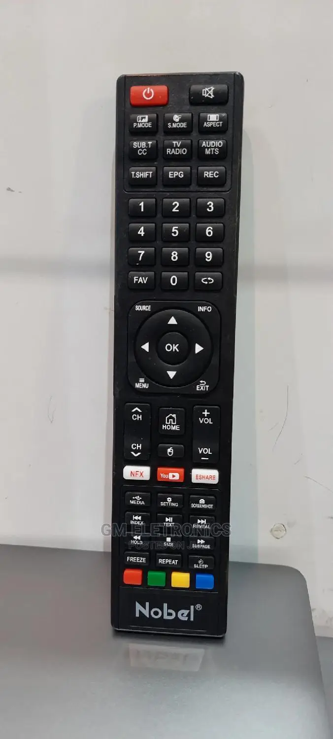 Brand New Noble Smart Tv Replacement Remote Control.