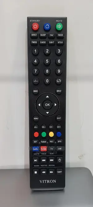 Smart Vitron Replacement Remote( Youtube, Nexflix, Facebook)