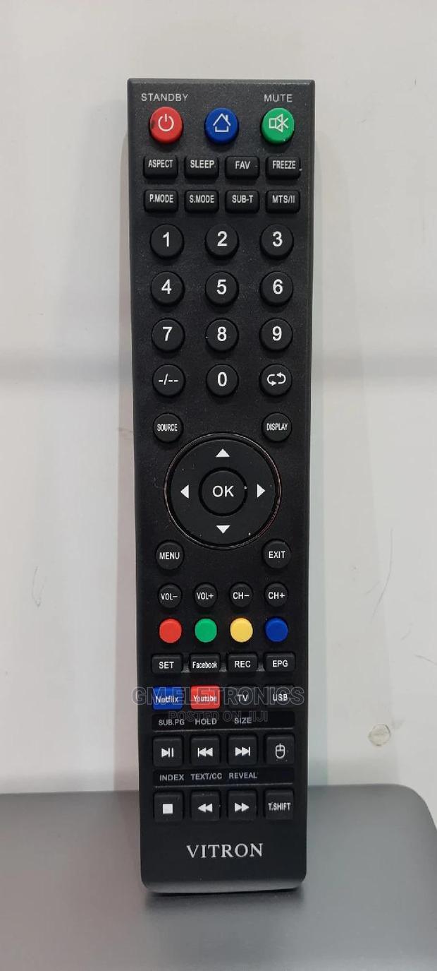 Smart Vitron Replacement Remote( Youtube, Nexflix, Facebook)