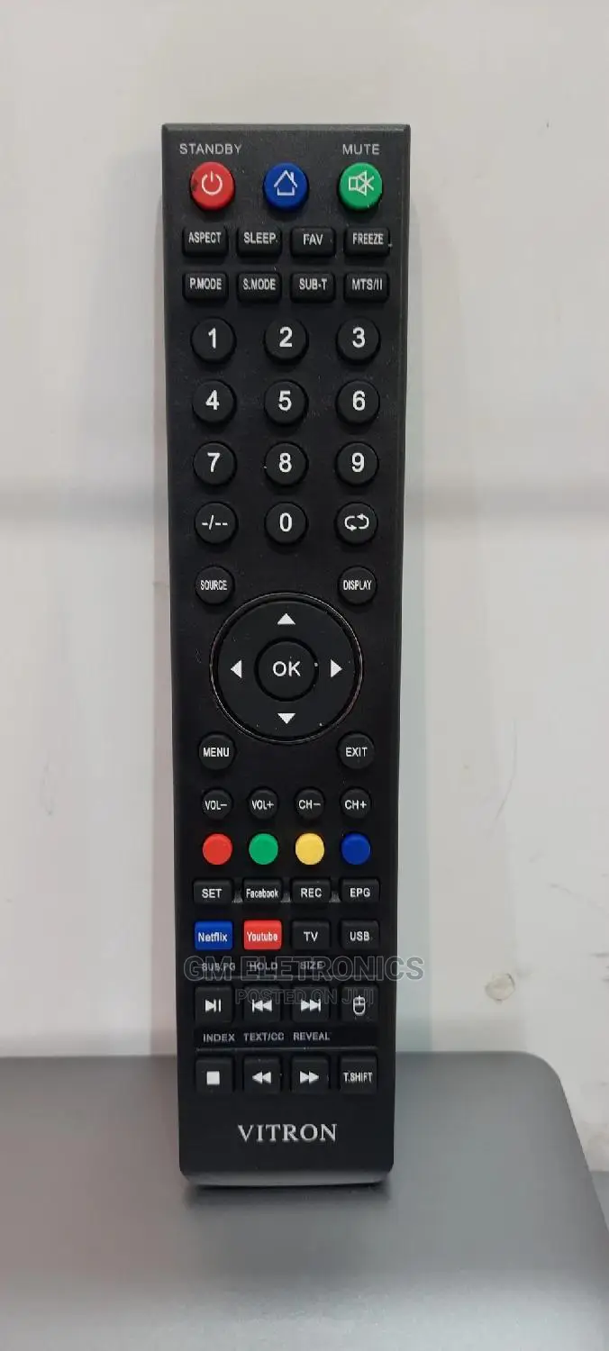 Smart Vitron Replacement Remote( Youtube, Nexflix, Facebook)