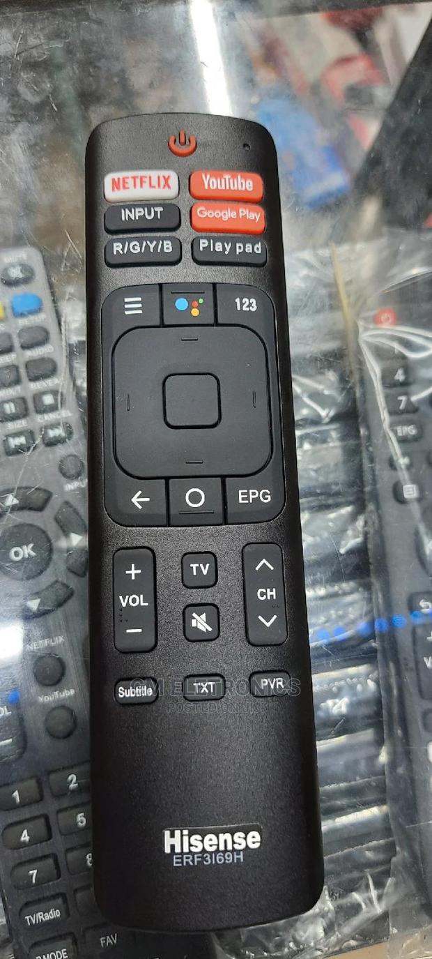 Hisense Android TV Replacement Remote. - main view