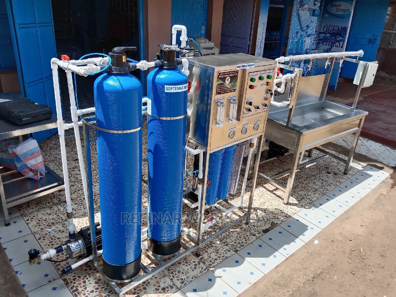 Water Treatment Plant for Borehole/Salty Water With High TDS