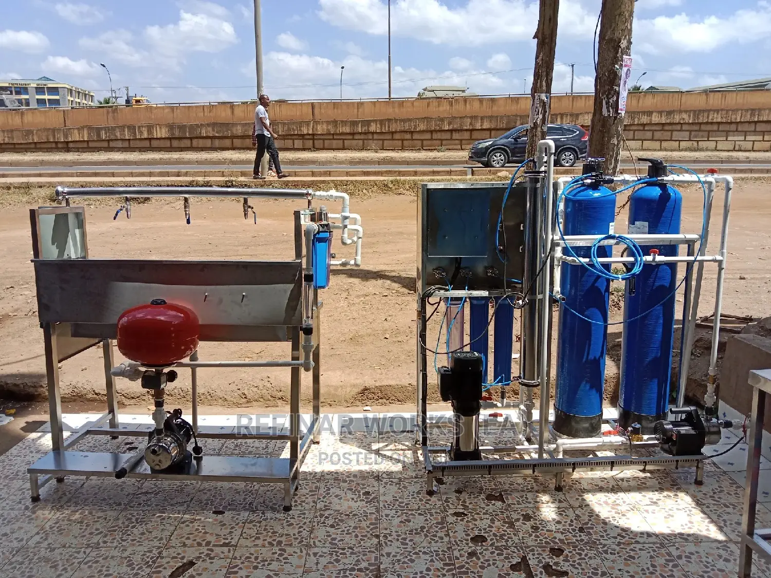 Water Treatment Plant for Borehole/Salty Water With High TDS