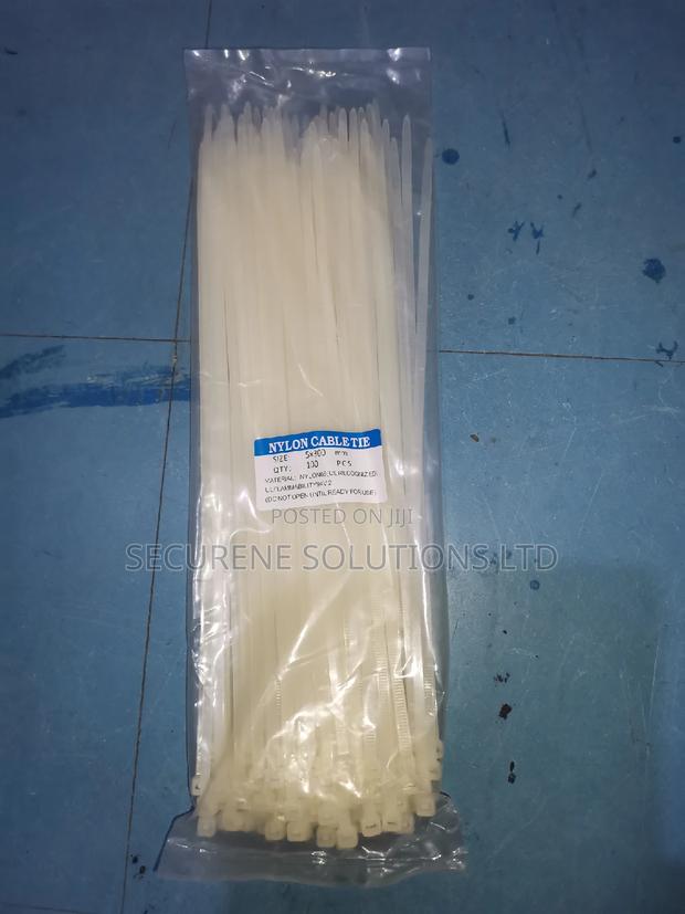 100pcs Nylon Self Locking Cable Ties Zip Ties Tie Wraps - thumbnail 4