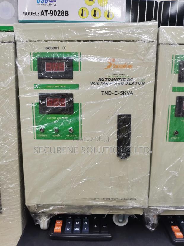 Swane 5 Kwatts Automatic Voltage Regulator Single Phase S - thumbnail 3