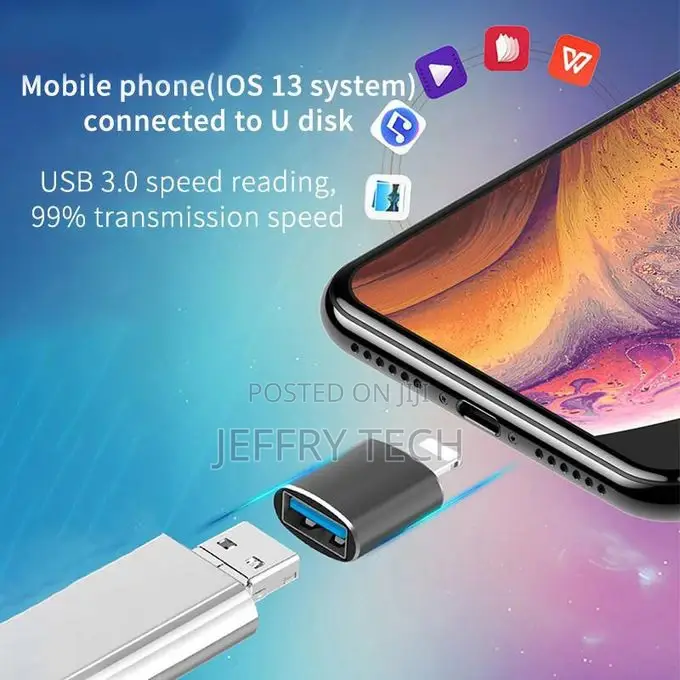 Usb Otg Adapter for iPhone X Xr Xs 11 Pro Max 6 6s 7 8 Plus