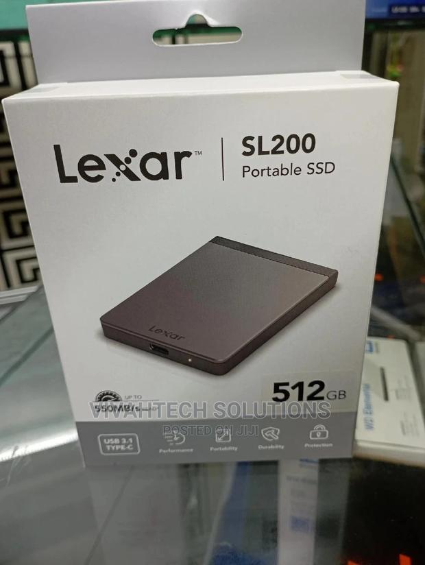 Lexar SL200 Portable External SSD 512GB - - thumbnail 3
