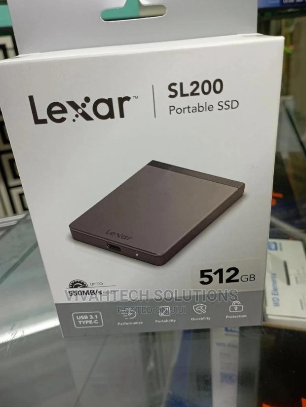 Lexar SL200 Portable External SSD 512GB - - thumbnail 4