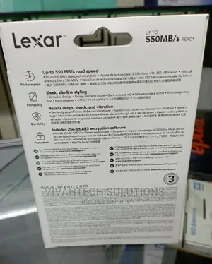 Lexar SL200 Portable External SSD 512GB - LSL200X512G-RNNNG