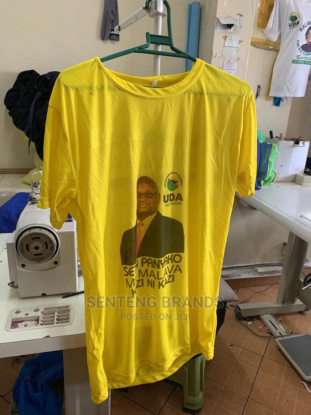 Plain Polyester Color Tshirt - thumbnail 2