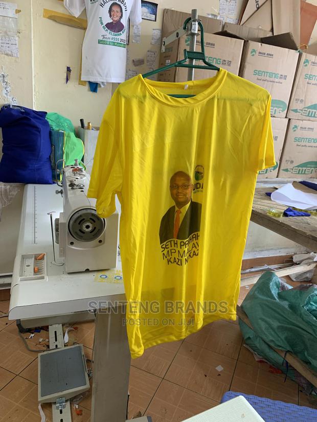 Plain Polyester Color Tshirt - thumbnail 3