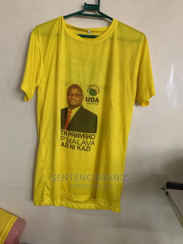 Plain Polyester Color Tshirt - thumbnail 4