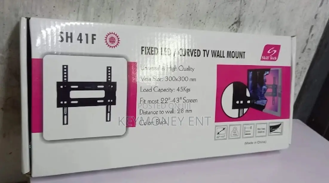 TV Wall Mount Fixed Upto 43inches