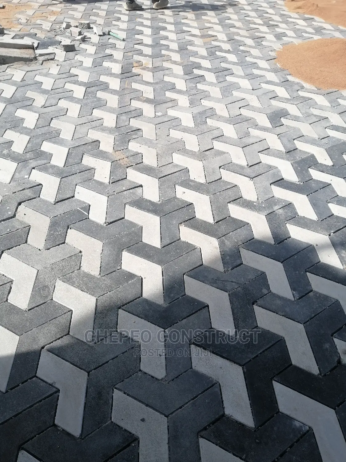 3 D Arrow Cabro Pavers