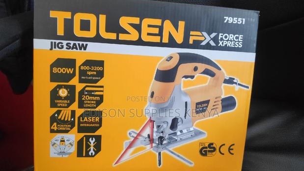 Jig Saw Tolsen 800W Jigsaw Heavy Duty Industrial Jigsaw
