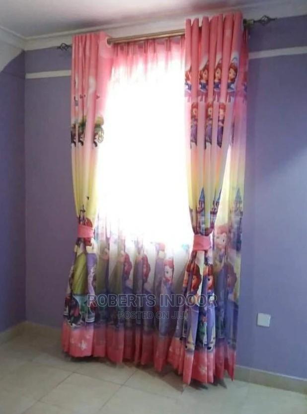 Pink Kids Curtain