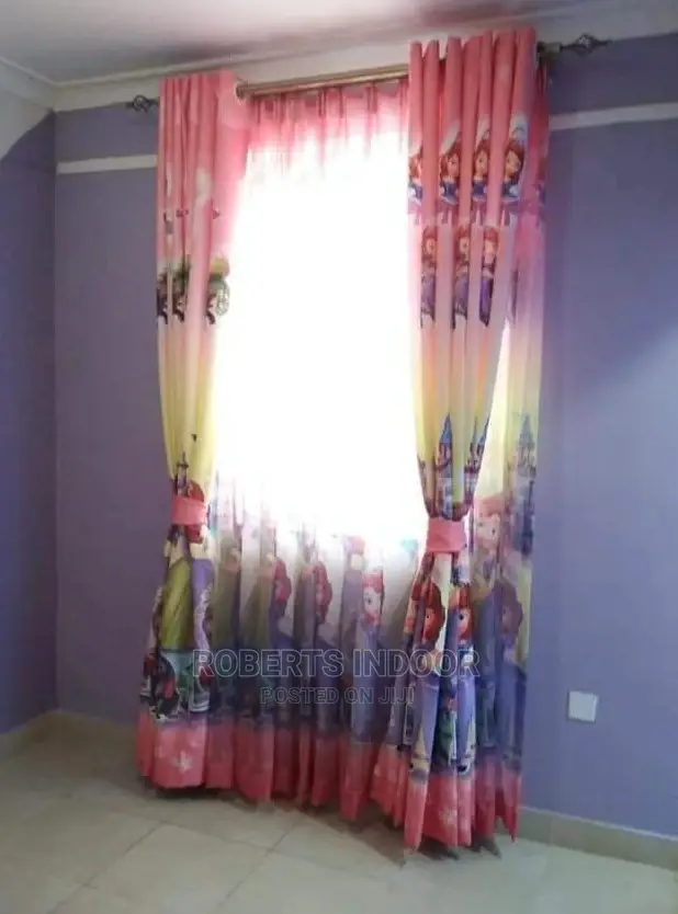 Pink Kids Curtain