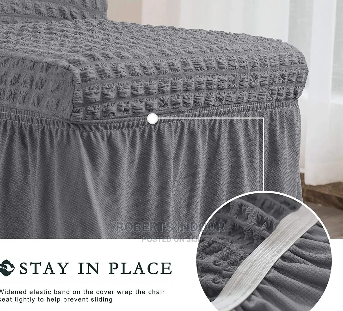 Grey Dining Sofa Cover