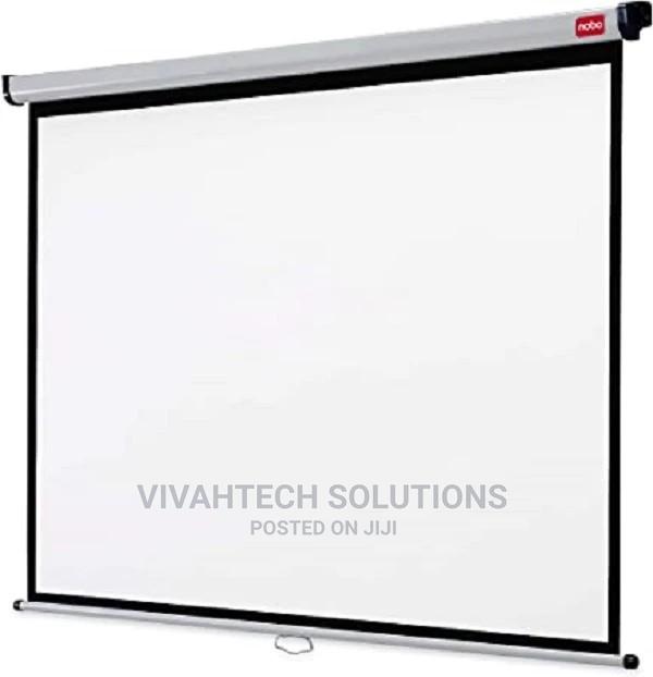Lw Manual Projector Screen 200cm by 200cm - main view