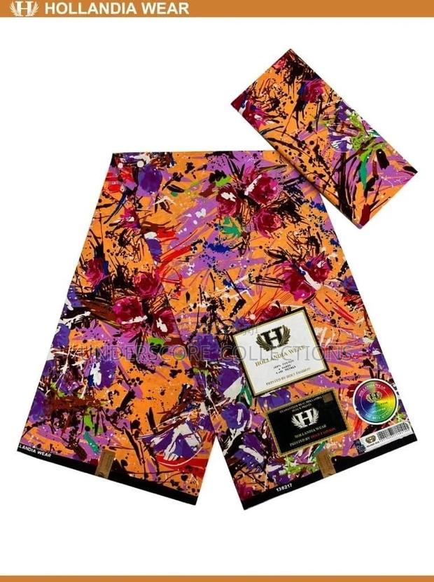 African Pure Cotton Vitenge Current Prints - thumbnail 8