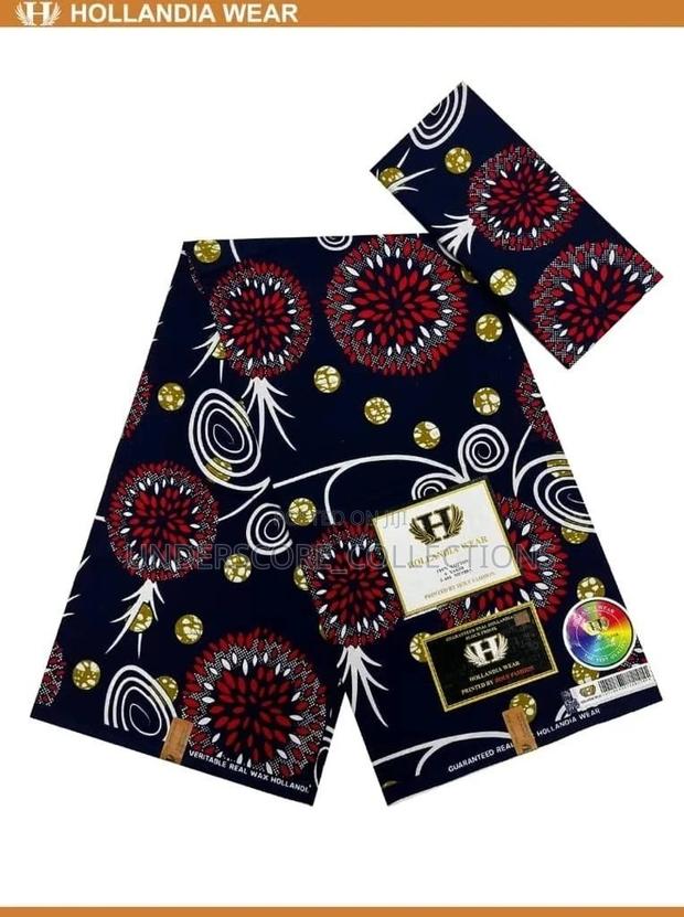 African Pure Cotton Vitenge Current Prints - thumbnail 9