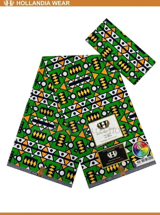 African Pure Cotton Vitenge Current Prints - thumbnail 2
