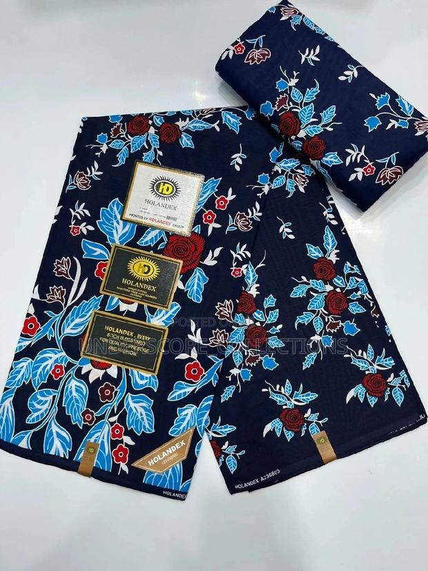 African Pure Cotton Vitenge Current Prints - thumbnail 11