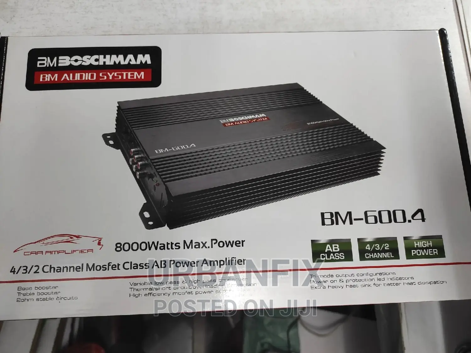 Boschmann 4 Channel 800watts Amplifier