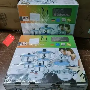 30pieces Marwa Stainless Cookware Set.