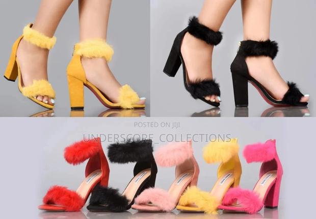 Chunky Heel Ladies Shoes - main view