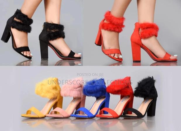 Chunky Heel Ladies Shoes - thumbnail 4