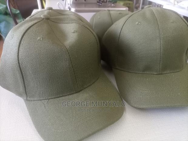 Plain Cotton Caps - thumbnail 3