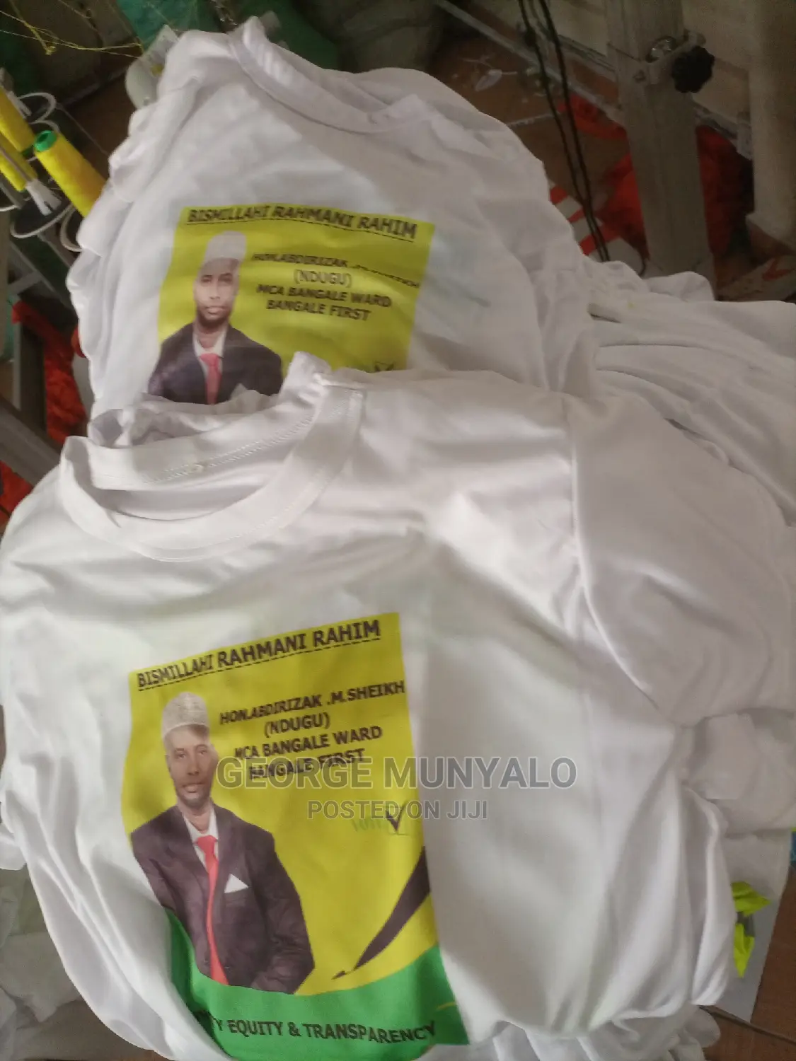 Quality Polyester Election T-Shirts