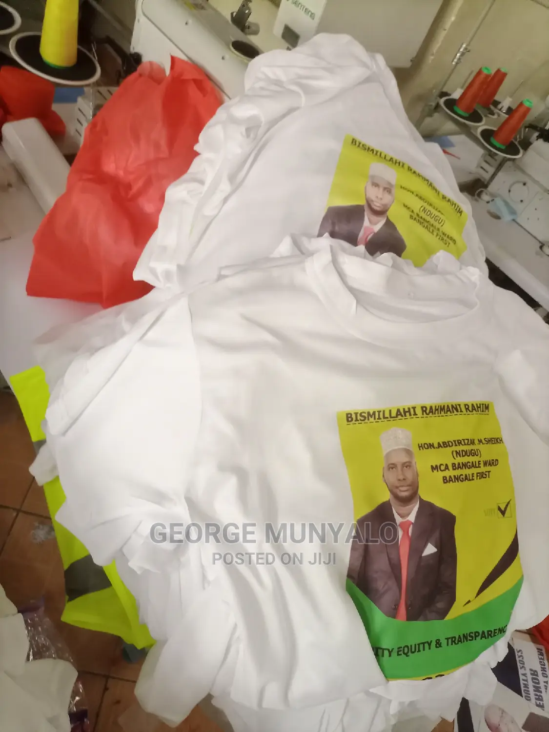 Campaign T-Shirts Branded With Photo