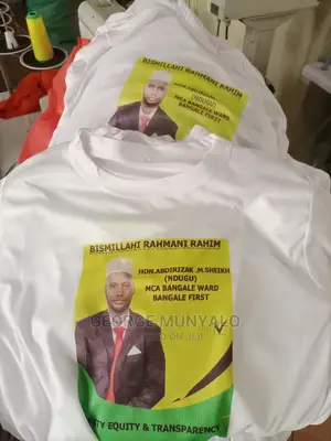 Campaign T-Shirts Branded With Photo