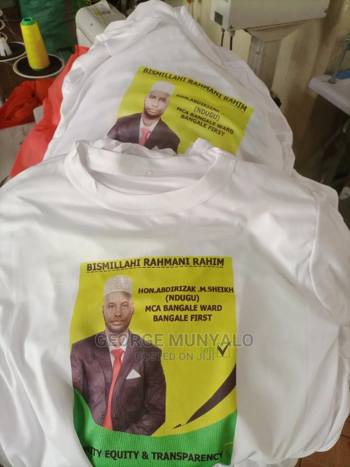 Campaign T-Shirts Branded With Photo