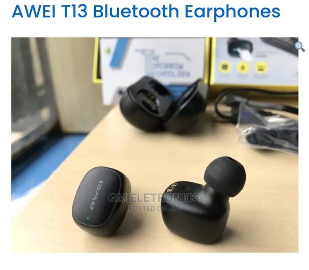 AWEI T13 Bluetooth Earphones - thumbnail 3
