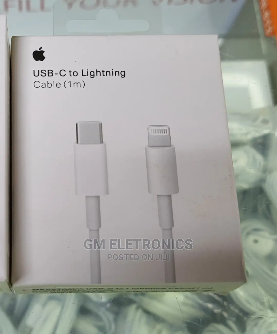 Type C to Lightening iPhone Cable.
