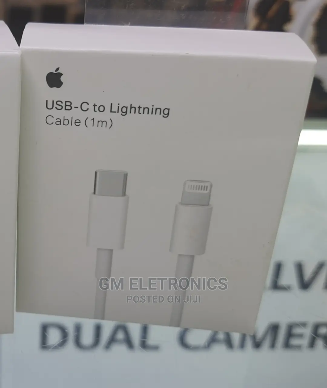 Type C to Lightening iPhone Cable.