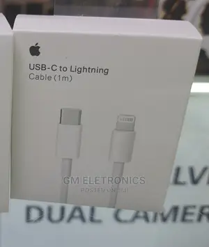 Type C to Lightening iPhone Cable.