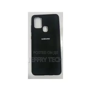 Samsung Galaxy A21s Silicone Back Case Black