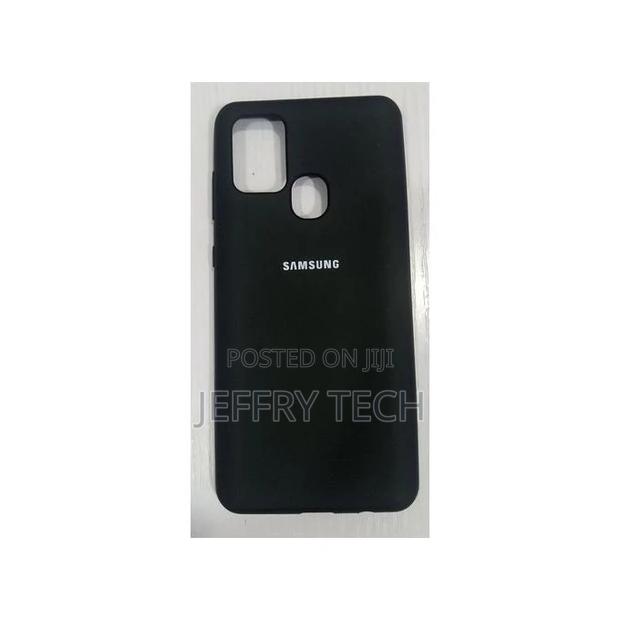 Samsung Galaxy A21s Silicone Back Case Black