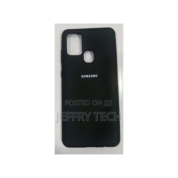 Samsung Galaxy A21s Silicone Back Case Black