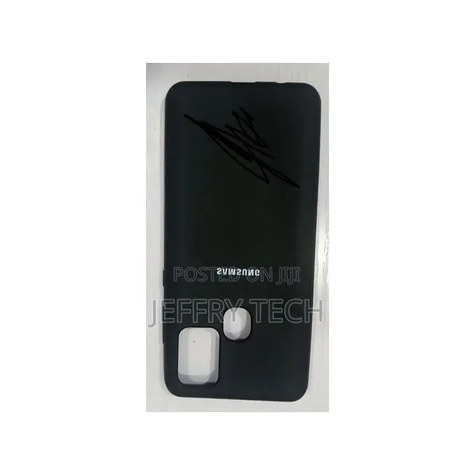 Samsung Galaxy A21s Silicone Back Case Black