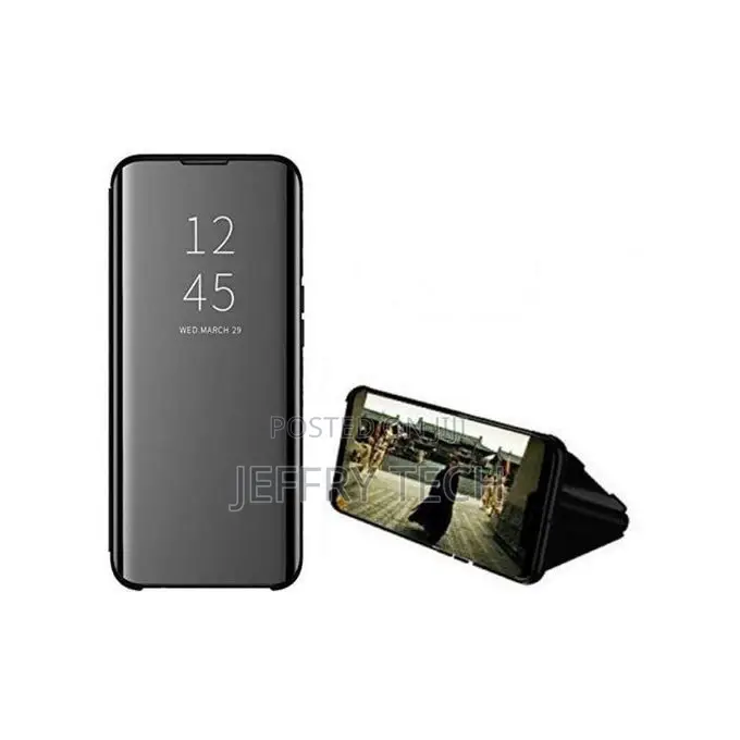 Samsung Galaxy A10 Clear View/Mirror Protective Flip Pouch